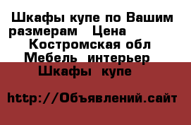 Шкафы-купе по Вашим размерам › Цена ­ 6 000 - Костромская обл. Мебель, интерьер » Шкафы, купе   